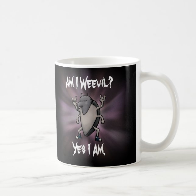 Caneca De Café Estou Com Mal Engraçado Metal Pesado (Direita)