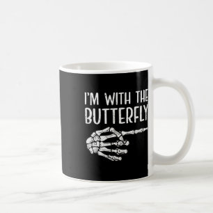 Caneca De Café Estou com o esqueleto da borboleta.