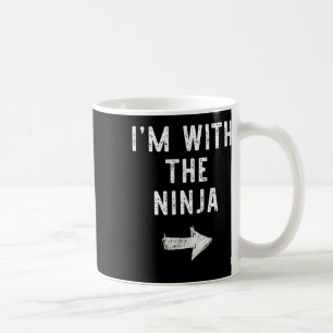 Caneca De Café Estou com o golpe de fantasia de Ninja
