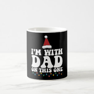 Caneca De Café Estou Com O Papai Nisso Camisetas De Natal Família