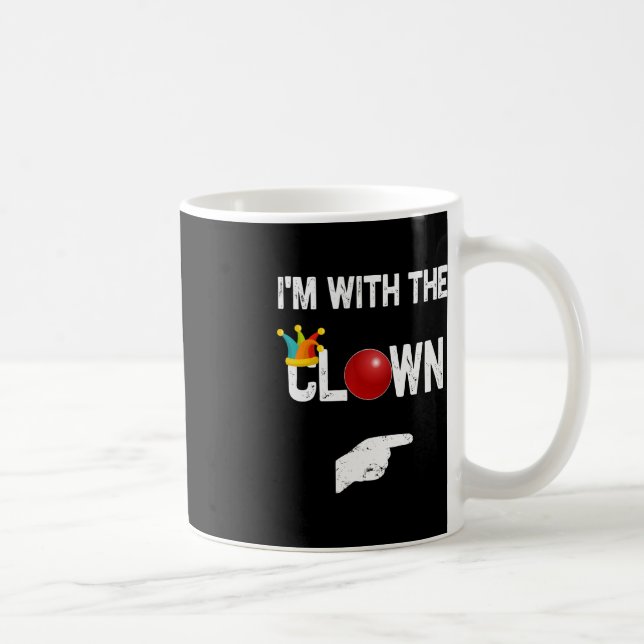 Caneca De Café Estou com os Fatos de Halloween (Direita)