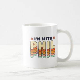 Caneca De Café Estou Com Phil Dia Da Marmota Fofos Homens Mulhere