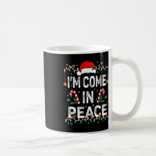 Caneca De Café Estou em paz. Vim em paz Engraçada, Casal.