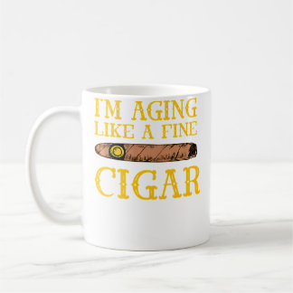 Caneca De Café ESTOU Envelhecendo Como Um Charuto Fino Amante de 