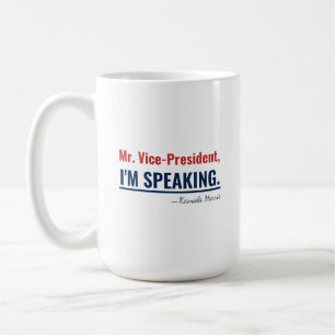 Caneca De Café Estou falando com Kamala Harris Vice-presidente 20