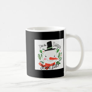 Caneca De Café Estou Na Lista Boa Do Papai Noel Boneco De Neve Cr