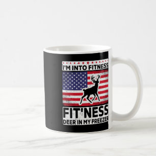 Caneca De Café Estou na Malhação Deer Freezer, Pai Engraçado, Hun