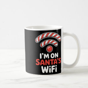 Caneca De Café Estou na Wifi do Papai Noel Natal Férias Natal 