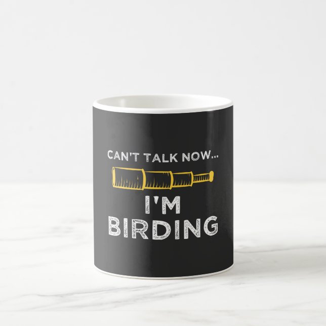 Caneca De Café Estou observando aves (Centro)