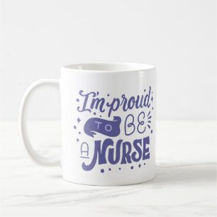 CANECA DE CAFÉ ESTOU ORGULHOSO COM UMA ENFERMEIRA