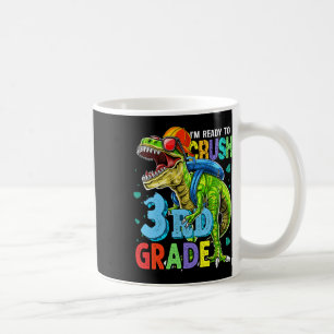 Caneca De Café Estou Pronto Para Detonar a 3ª Série Dinossauro Vo