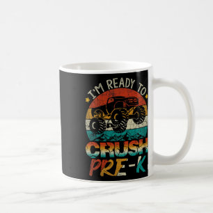 Caneca De Café Estou Pronto Para Esmagar Caminhão Monstro Pré-esc