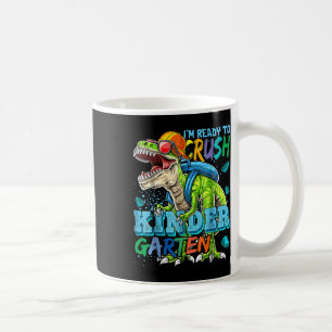 Caneca De Café Estou Pronto Para Esmagar Dinossauro do Jardim de