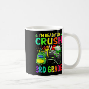 Caneca De Café Estou pronto para esmagar o 3º ano Ck para o colég