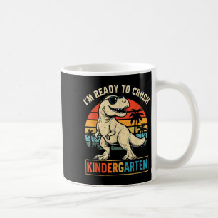 Caneca De Café Estou Pronto Para Esmagar O Dinossauro Do Jardim D