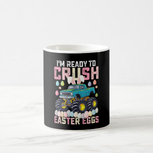 Caneca De Café Estou Pronto Para Esmagar Ovos De Páscoa Caminhão