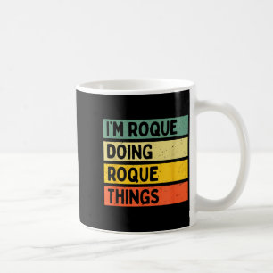 Caneca De Café Estou Roque Fazendo Coisas de Roque Engraçado D Ci