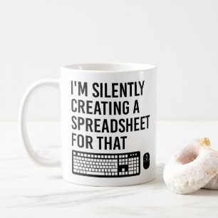 Caneca De Café Estou Silenciosamente Criando Um Aconselhamento de