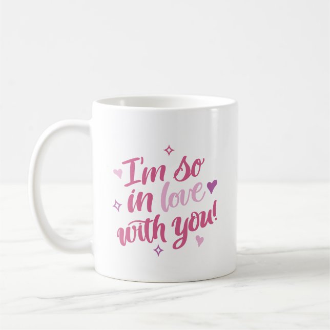 Caneca de Café 'Estou Tão Apaixonado Por Você' (Esquerda)