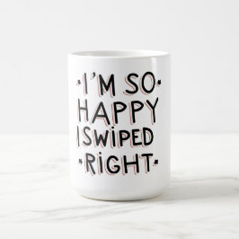 Caneca De Café Estou tão feliz por ter nadado direito