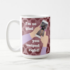 Caneca De Café Estou tão feliz que tenha nadado direito! Namorand