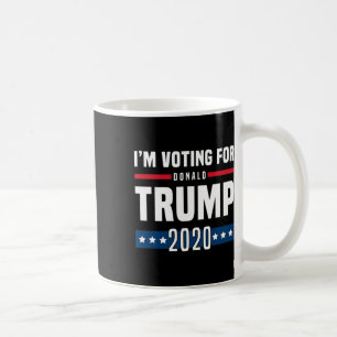 Caneca De Café Estou votando para a eleição de Trump