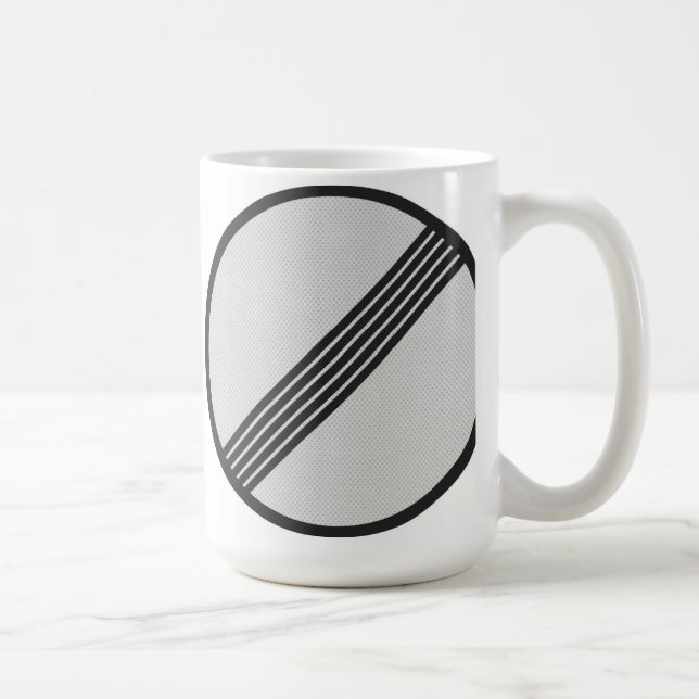 Caneca De Café Estrada alemão "que nenhuma limitação da (Direita)