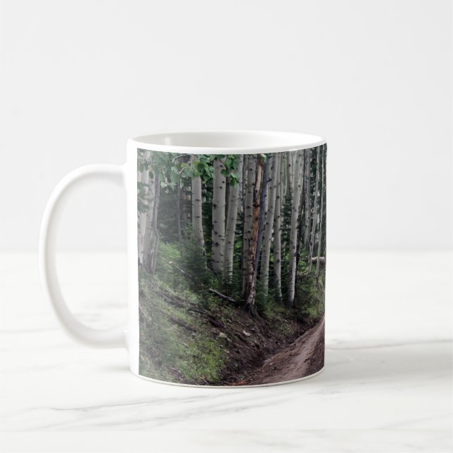Caneca De Café Estrada Através Do Pássaro (Esquerda)