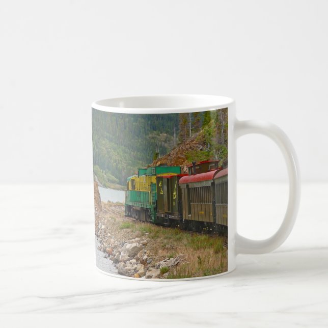 Caneca De Café Estrada Cêntrica de Passagem Branca e de Iukon (Direita)