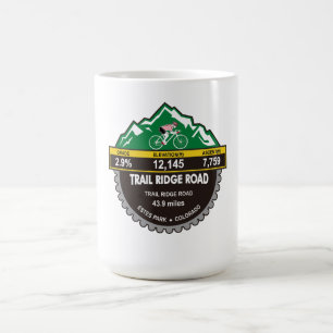CANECA DE CAFÉ ESTRADA DE CAMINHÃO - ESTES PARK, CO - "MONTANHA"
