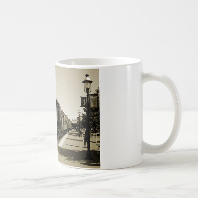 Caneca De Café Estrada de ferro histórica (Direita)