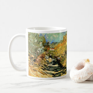 Caneca De Café Estrada em Saint-Remy, Figura Feminina de Vincent 