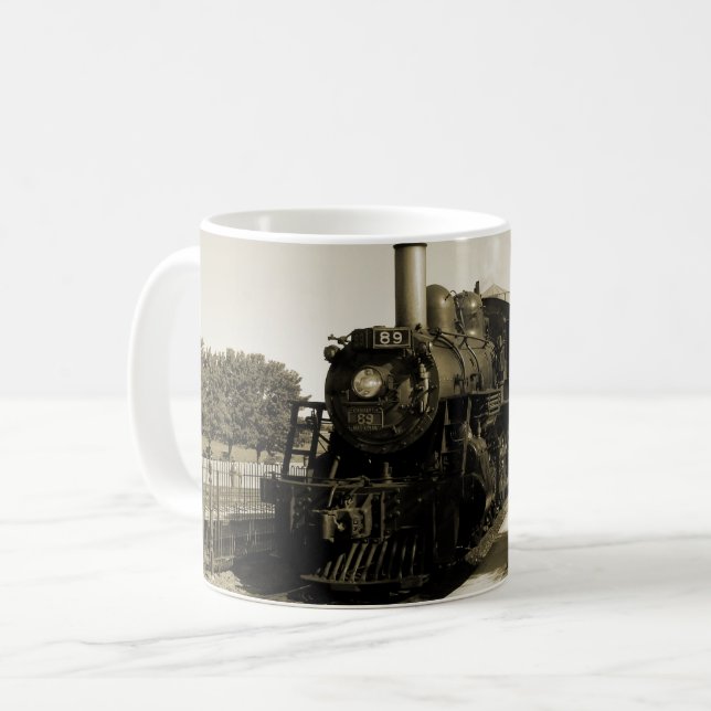 Caneca De Café Estrada-férrea histórica (Frente Esquerda)