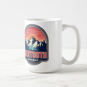 Caneca De Café estrada vintage Beartooth us 212 montana