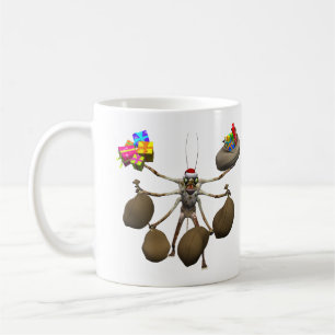Caneca De Café Estranho Nato Náufrago Com Mãos De Cheio