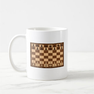 Caneca de Café Estratégia de Xadrez – Desenho Clás