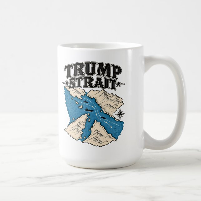 Caneca De Café Estreito de Trump (Direita)