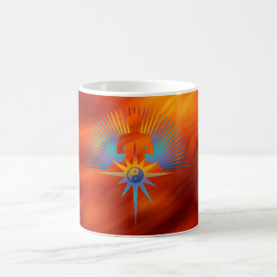 Caneca De Café Estrela Buda 3D