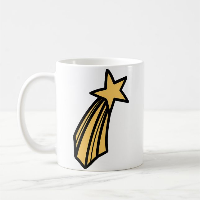Caneca De Café Estrela Cadente (Esquerda)