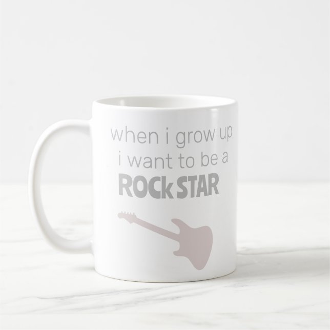 Caneca de Café Estrela de Rock do Futuro (Esquerda)