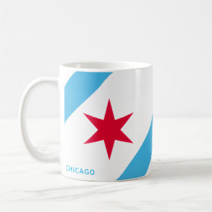 Caneca De Café Estrela de Seis Pontas de Chicago