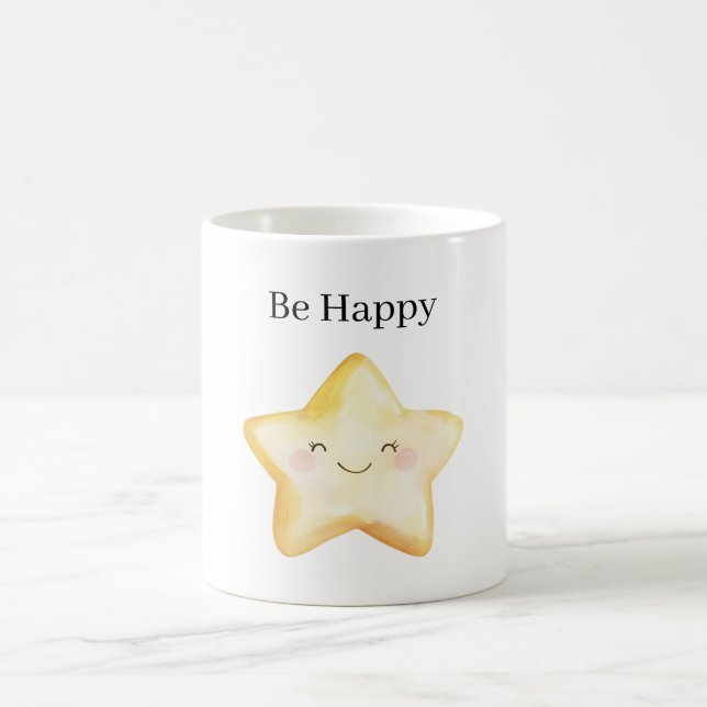Caneca De Café Estrela Feliz (Centro)