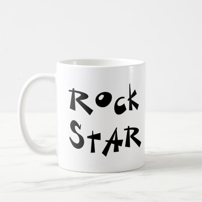 Caneca De Café estrela rock (Esquerda)