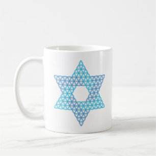 Caneca De Café Estrela Sagrada - Estrela da Vida, 04/3D-Bl.