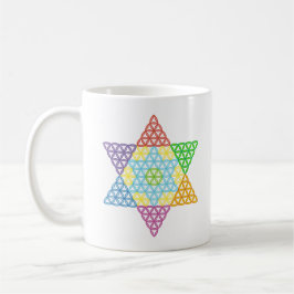 Caneca De Café Estrela Sagrada - Estrela Da Vida, 04/3D-CF.