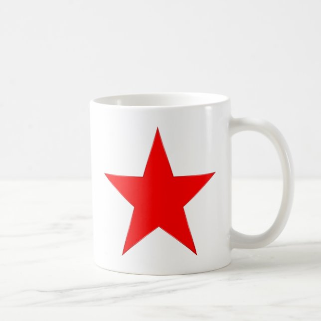 Caneca De Café Estrela vermelha (Direita)
