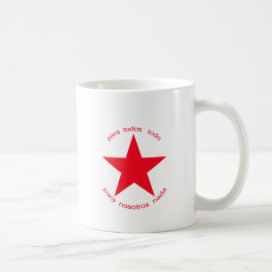 Caneca De Café Estrela vermelha Zapatista