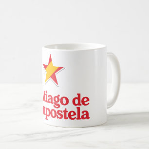 Caneca De Café Estrelas da Espanha – Santiago de Compostela