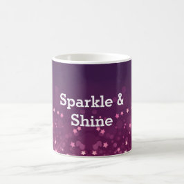 Caneca De Café Estrelas de Barco Rosa
