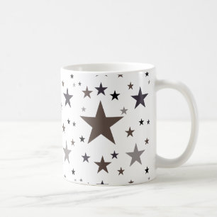 Caneca De Café Estrelas de Cores de Pele